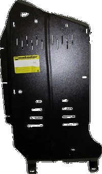 Стальная защита КПП и раздаточной коробки толщиной 2 мм BMW (бмв) X1 2.0Т E-84,  кроссовер,  полный,  бензин,  АКПП,  (2009-2014) 