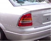 Молдинги (накладки) задних фонарей Opel Astra G (1998-2003)