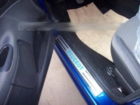 Накладки порогов (с подсветкой) Синий свет Комплект из 4 шт. Peugeot 206