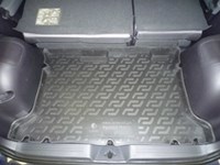 Ковер в багажник Hyundai (хендай) Santa Fe (санта фе) (06-) полиуретан 