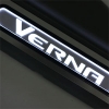     Накладки на пороги с подсветкой для Hyundai (хендай) Verna (2006-2010) 