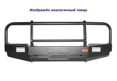 Передний силовой бампер с площадкой для лебёдки. Land Rover (ленд ровер) Discovery (дискавери) (1998-2004) ― PEARPLUS.ru