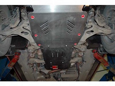 Защита КПП и раздаточной коробки к Audi (Ауди) Q7 V-3,0 TDI (2006-) для 1021