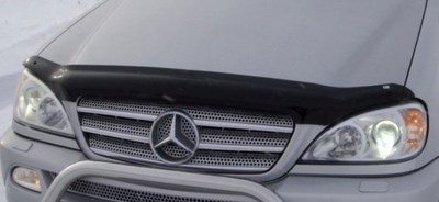 Дефлектор капота тёмный Mercedes M (1998-2005)