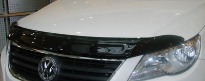 Дефлектор капота тёмный Volkswagen (фольксваген) Tiguan (тигуан) (2008 по наст.) ― PEARPLUS.ru