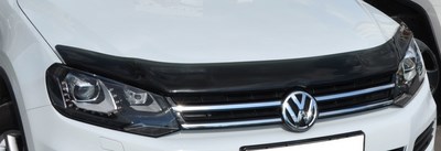 Дефлектор капота тёмный Volkswagen (фольксваген) Touareg (туарег) (2010 по наст.) SKU:168031qe ― PEARPLUS.ru