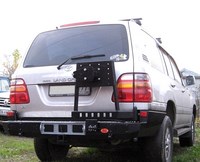 Задний силовой бампер с калиткой для запасного колеса Toyota (тойота) Land Cruiser (круизер) (ленд крузер) J100 (1997-2007) 