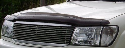 Дефлектор капота тёмный Toyota (тойота) Land Cruiser (круизер) (ленд крузер) J100 (1998-2007) ― PEARPLUS.ru