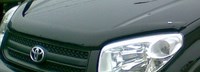 Дефлектор капота тёмный Toyota (тойота) RAV4 (рав 4) (2000-2006) 