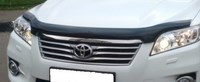 Дефлектор капота тёмный (для автомобиля с короткой базой) Toyota (тойота) RAV4 (рав 4) (2006-2012) 