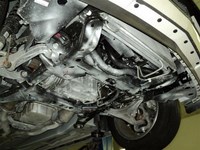 Защита картера Cadillac CTS, V-3, 6 полный привод (2011-) + КПП (2 части) 