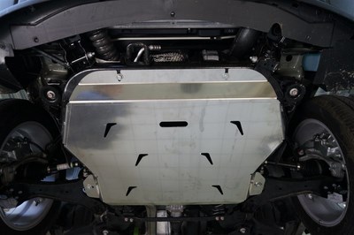 Защита картера Chevrolet Captiva (Шевроле Каптива) V-2.4; 2.2TD + АКПП (2012-) (алюмин.)