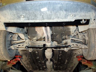 Защита картера Fiat (фиат) Punto Кузов 176 V-1, 1; 1, 2; 1, 4; 1, 7D (1993-1999) +КПП ― PEARPLUS.ru