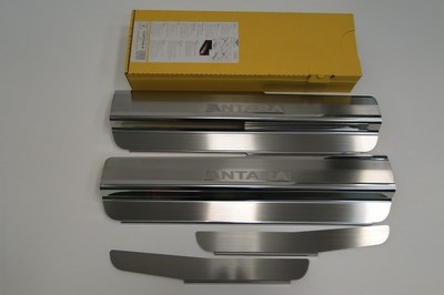 Накладки на пороги Opel Antara II/Chevrolet Captiva II (2011- ) серия 08 (нержавеющая сталь)