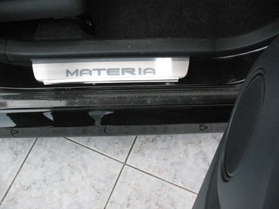 Накладки на пороги Daihatsu Materia (2008- ) серия 08 (нержавеющая сталь)