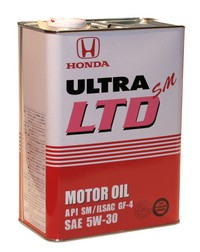 Моторное масло HONDA Ultra LTD API SM SAE 5W-30 (4л) 