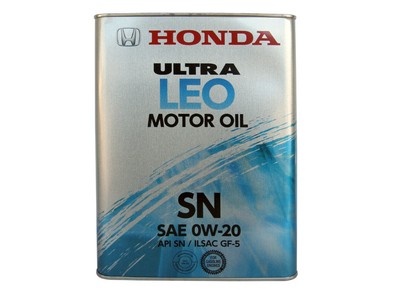 Моторное масло HONDA Ultra LEO API SN SAE 0W-20 (4л) ― PEARPLUS.ru