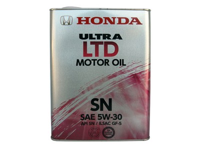 Моторное масло HONDA Ultra LTD API SN/GF-5 SAE 5W-30 (4л) ― PEARPLUS.ru