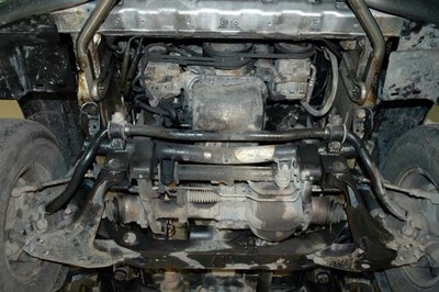 Защита картера Hyundai Starex/H1 4WD V-2,4;2,5TD (1997-2007)