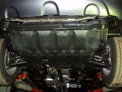 Защита картера Hyundai Santa Fe (Хёндай Санта Фе) Classik V-2,7; 2,2D  (2001-2006)+Тагаз (2007-)