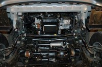 Защита картера Hyundai (хендай) H1 4WD V-2, 4; 2, 5TD (2006-2008)  (из 2-х частей) 