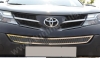 Накладка на решетку в бампер (рамка нерж./заполнение просечка нерж.) Toyota (тойота) 	RAV4 (рав 4) (2013 по наст.) 