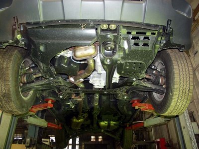 Защита картера Mazda (мазда) (Мазда) Tribute, V-3, 0 V6 (03/2000-2007) + КПП ― PEARPLUS.ru