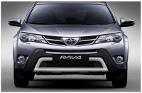 ЗАЩИТА ПЕРЕДНЕГО БАМПЕРА Toyota (тойота) RAV4 (рав 4) (2013 по наст.) SKU:69590qw ― PEARPLUS.ru