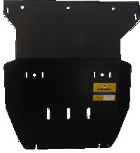 Стальная защита двигателя и радиатора толщиной 3 мм Volkswagen (фольксваген) Amarok (амарок) 2.0 2HA,  пикап,  задний,  TDi,  МКПП,  (2010-2014) 