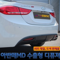 Диффузор заднего бампера  Hyundai Elantra (2011 по наст.)  