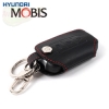 Кожаный чехол для смарт ключа Hyundai (хендай) Solaris (2011 по наст.) 