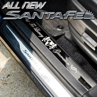         Накладки на пороги 4шт Luxury  Hyundai Santa Fe (2012 по наст.)
