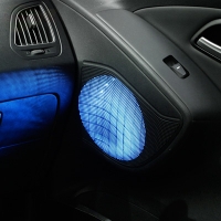 Светодиодная подсветка в динамики дверей Kia Sportage R (2010 по наст)