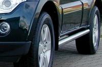  Боковые подножки(пороги)  Mitsubishi 	 Pajero V80 (2007-2011)