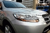 Реснички на фары  Hyundai (хендай) Santa Fe (санта фе) СM (2009-2012)  