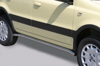 Боковые подножки(пороги) Fiat Panda (2007 по наст.)