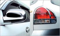 Набор молдингов зеркала + задние фонари  Hyundai Santa Fe (2001-2006)