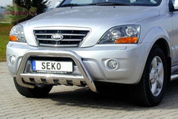 Защита бампера передняя  Kia (киа) 	 Sorento (2006-2010) 