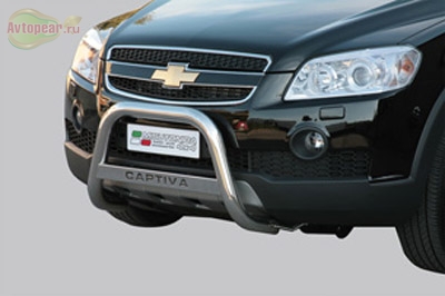 Защита бампера передняя Chevrolet (Шевроле) Captiva (каптива)  (2007-2010) 