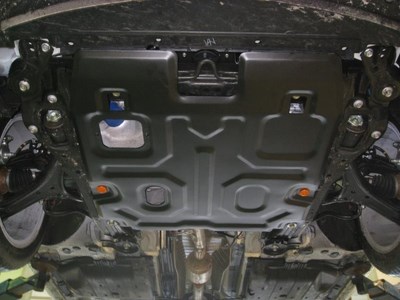 Защита картера Honda (Хонда) Accord IХ, V-2.4, (2013-) + КПП, штамп.