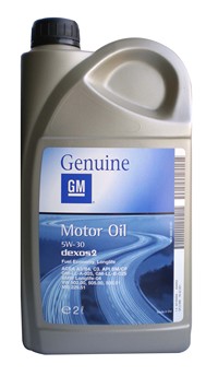 Моторное масло GM Motor Oil Dexos2 SAE 5W-30 (2л) 