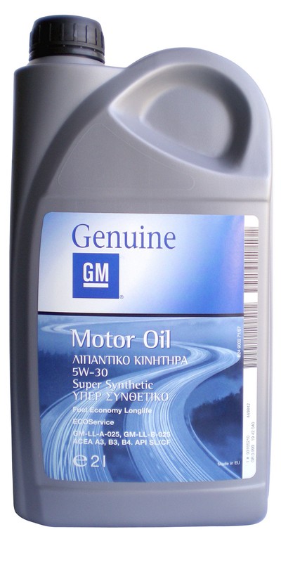Моторное масло GM Motor Oil Super Synthetic SAE 5W-30 (2л)