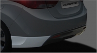 Юбка задняя под окраску Hyundai Elantra (2014 по наст.)