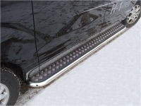 Пороги с площадкой 60,3 мм Hyundai H-1 2013