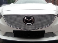 Защита радиатора Mazda 6 2013- (2шт.) chrome