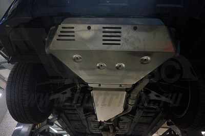 Защита картера и КПП Subaru Forester V-2.0Turbo, АКПП (2013-) (Алюминий 4 мм)