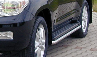 Боковые подножки (пороги) Toyota (тойота) Land Cruiser (круизер) (ленд крузер) J200 (2008-2011) 