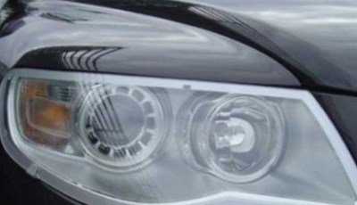 Защита передних фар (прозрачная) Volkswagen (фольксваген) Touareg (туарег) (2007-2009) ― PEARPLUS.ru