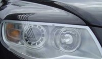 Защита передних фар (прозрачная) Volkswagen (фольксваген) Touareg (туарег) (2007-2009) 