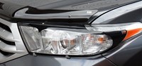Защита передних фар (прозрачная) Toyota (тойота) Highlander (2010 по наст.) 